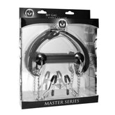 Equine Silicone Bit Gag With Nipple Clamps Nipple and Clit Clamps